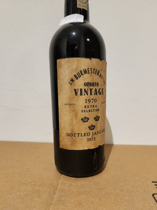 1970 Burmester, Extra Selected - Vintage Port - Flasket 1973 -  Porto  - 1 Flaske (0,75L)