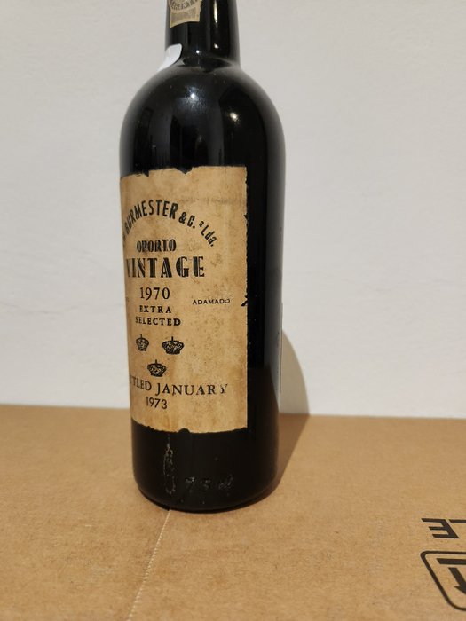 1970 Burmester, Extra Selected - Vintage Port - Flasket 1973 -  Porto  - 1 Flaske (0,75L)