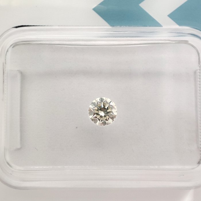 Ingen mindstepris - 1 pcs Diamant  (Natur)  - 0.19 ct - Rund - L - SI1 - International Gemological Institute (IGI)