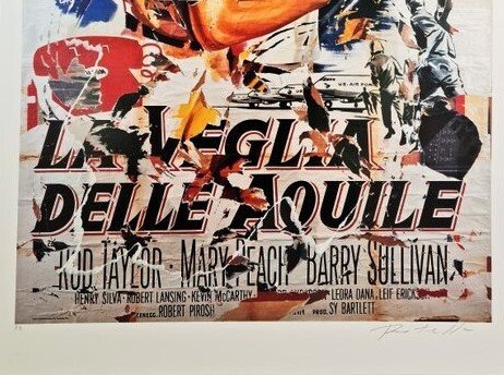 Mimmo Rotella (1918-2006) - La veglia delle aquile