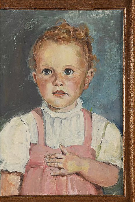 Rudolf Geissler (1930) - Portrait of a young girl - NO RESERVE