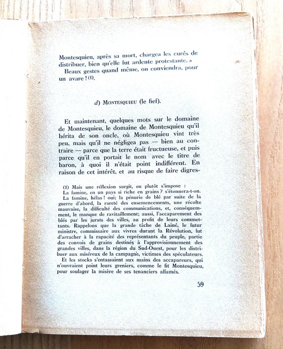 Emile de Perceval - Montesquieu et La Vigne - 1935