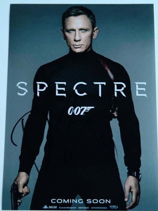 James Bond 007: Spectre - Daniel Craig "007" - Signed photo with COA