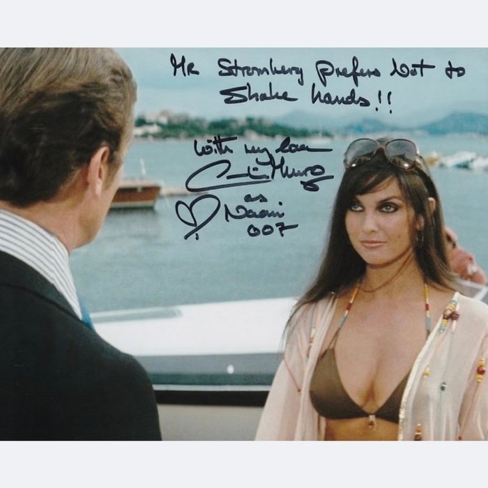 James Bond 007: The Spy Who Loved Me - Signed by Caroline Munro (Naomi) - WITH VERY RARE QUOTE