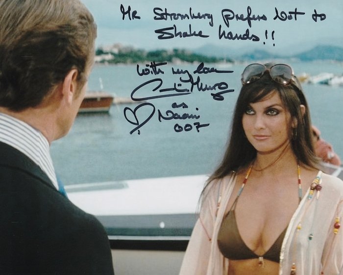 James Bond 007: The Spy Who Loved Me - Signed by Caroline Munro (Naomi) - WITH VERY RARE QUOTE