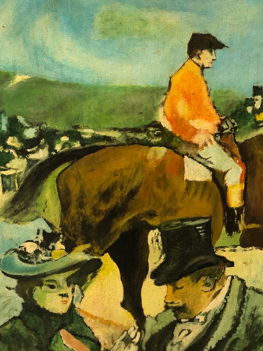 Jean Balagué (1933-2020) - Les Courses à Longchamp (D'après Jean-Louis Forain)