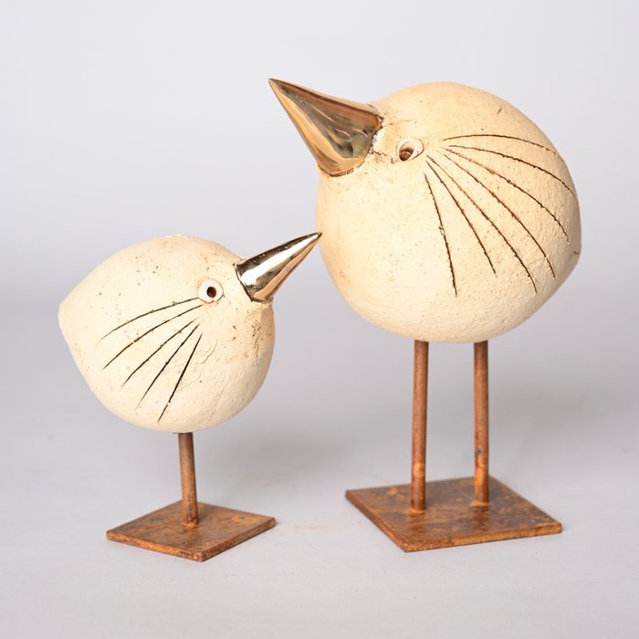 Ewa Budzowska - 2 Birds (with 24carat gold)