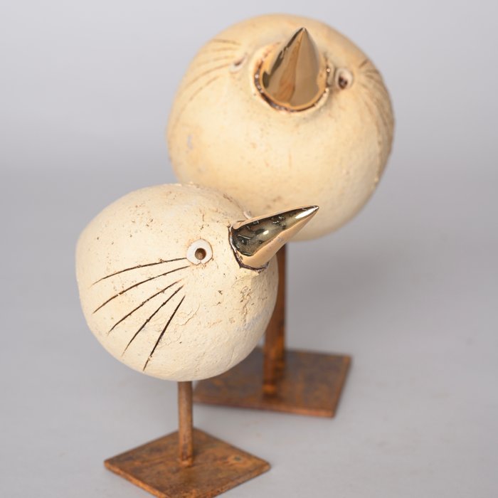 Ewa Budzowska - 2 Birds (with 24carat gold)