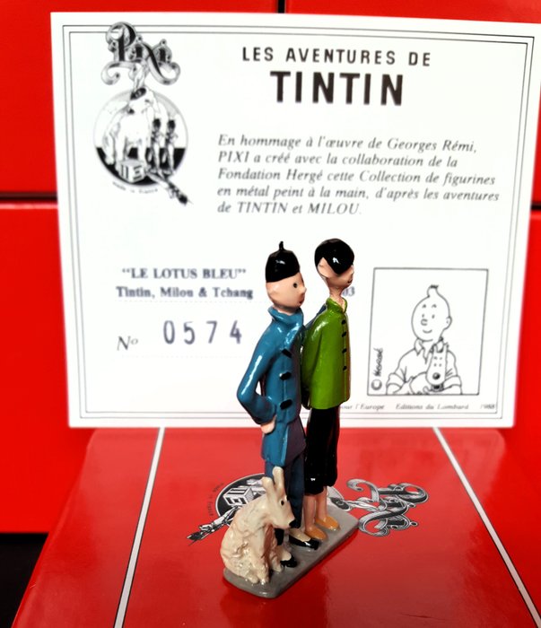 Pixi - Tintin - Tintin, Milou  Tchang - Réf. 4403 - Der blaue Lotus - 1988