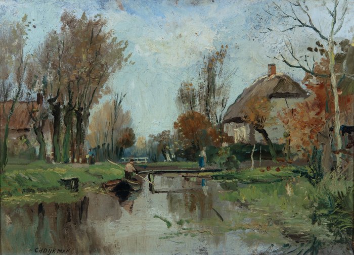 Christoffel Hendrik Dijkman (1879-1954) - Hollands Tafreel