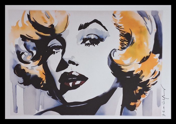 Marilyn Monroe - watercolor edition by Emma Wildfang - Large size