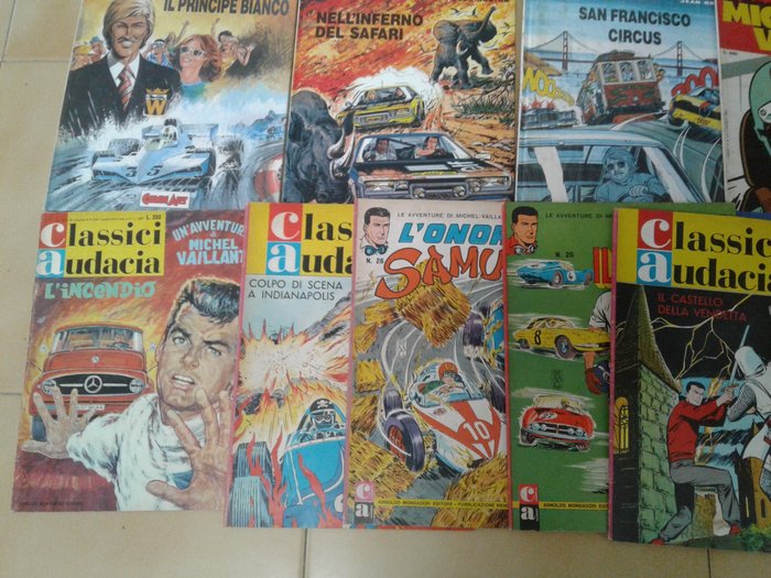 Michel Vaillant - tra Classici Audacia - Albi Ardimento e Comic Art - 10 Comic - 1965