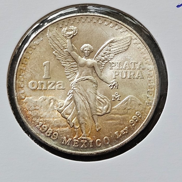 Mexico 1 Onza 1989 Libertad 1 Oz (999)  (Ingen mindstepris)