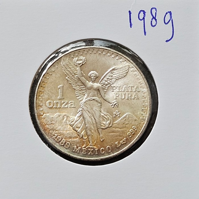 Mexico 1 Onza 1989 Libertad 1 Oz (999)  (Ingen mindstepris)