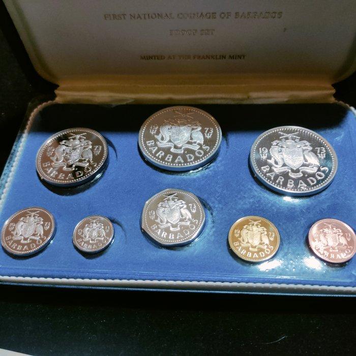 Barbados. Proof Set 1973 (8 coins)  (Ingen mindstepris)