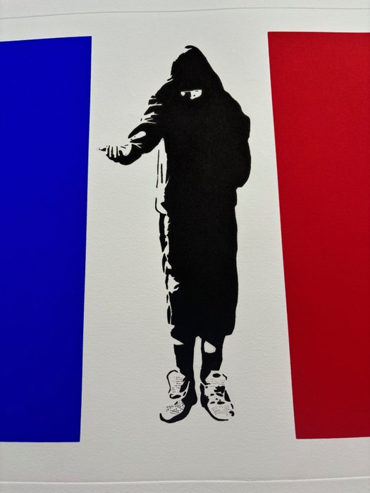 Blek Le Rat (1951) - Beggar in Paris (printer proof)