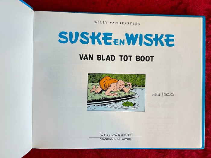 Suske en Wiske Standaard uitgaven HC oblong - Van blad tot boot - 1 Album - Begrænset og nummereret udgave - 1999