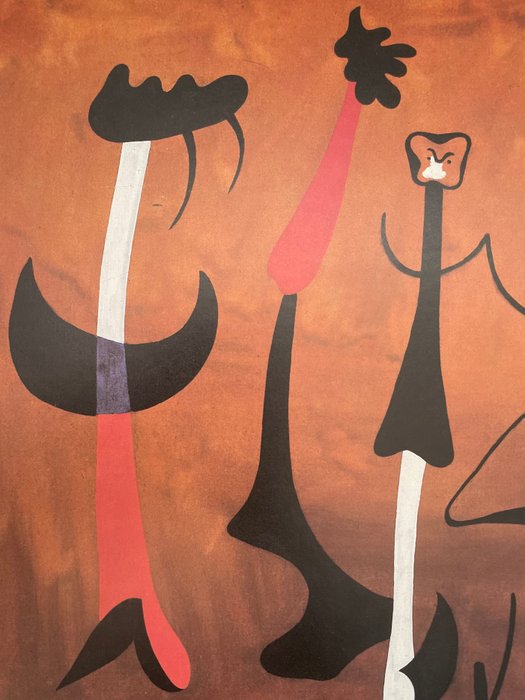 Joan Miró, (after) - Personnages Rythmiques - Achenbach licensed offset print