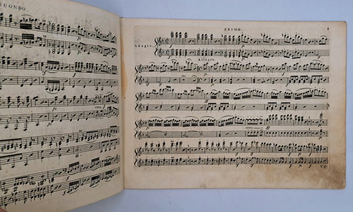 Diabelli Gelinek Hummel Steibelt - Gestochene antike Noten (Klaviermusik für 2 und 4 Hände) - 1830-1835