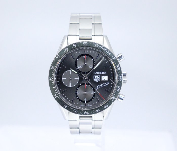 TAG Heuer - Carrera Calibre 16 J.M. Fangio Limited Edition - Ingen mindstepris - CV201C.BA0786 - Mænd - 2000-2010