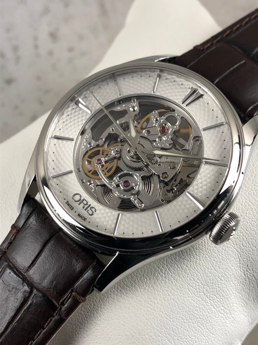 Oris - Artelier Translucent Skeleton Automatic - 01 734 7721 4051-07 5 21 65FC - Mænd - 2011-nu