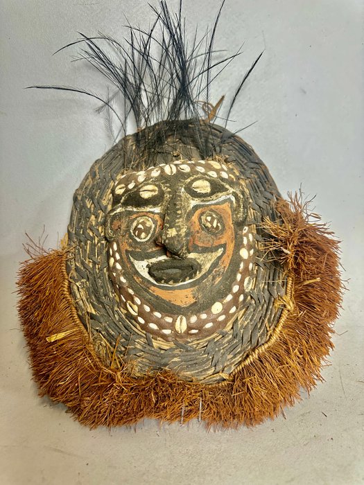 Ancestor mask 1972 felt indsamlet - Sepik-floden - Papua Ny Guinea  (Ingen mindstepris)