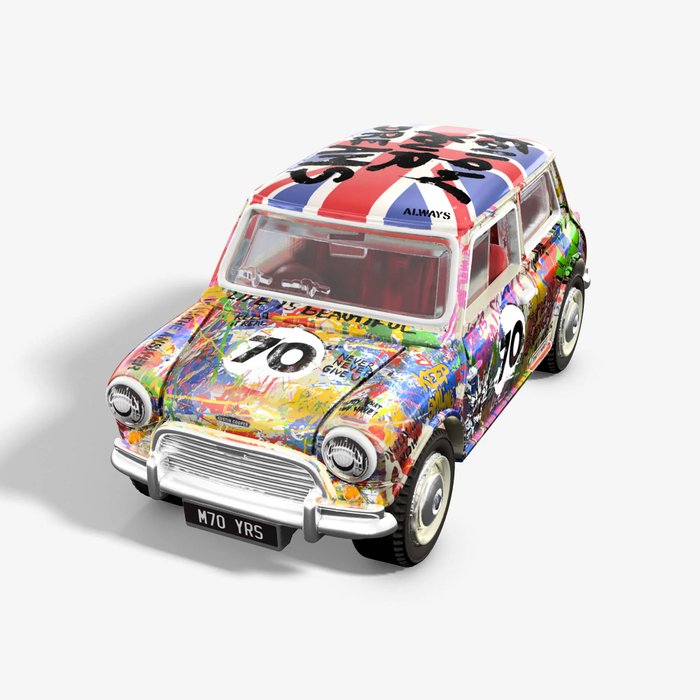 Mr Brainwash (1966) - Matchbox x Mr Brainwash Austin Mini Cooper S 1964