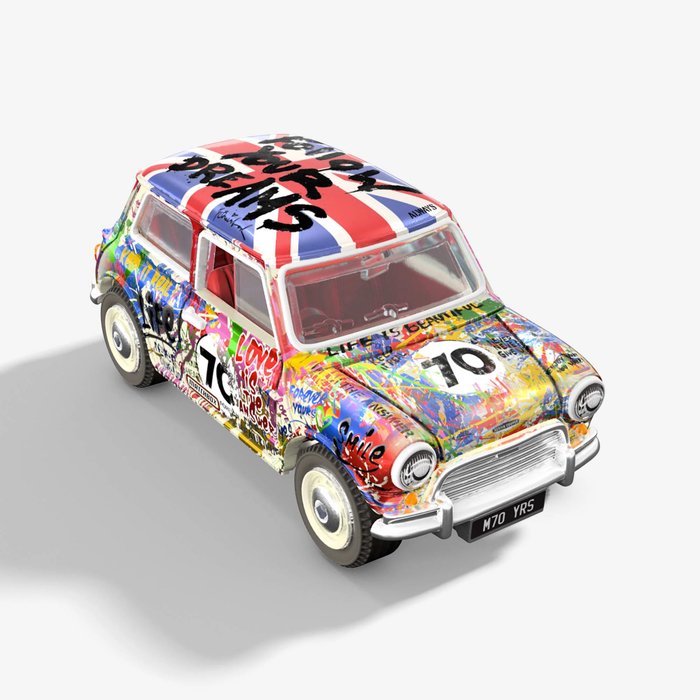 Mr Brainwash (1966) - Matchbox x Mr Brainwash Austin Mini Cooper S 1964