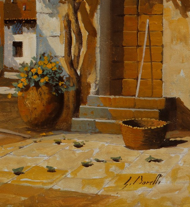 Guido Borelli - un lampione sotto l'arco