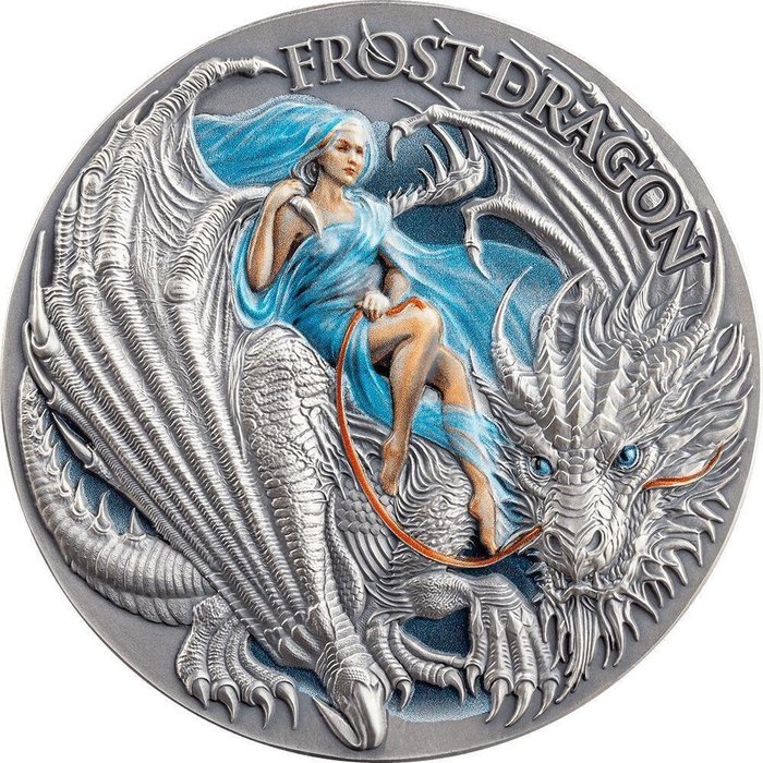 Cameroun. 2000 Francs 2024 "Frost Dragon, Dragonology"