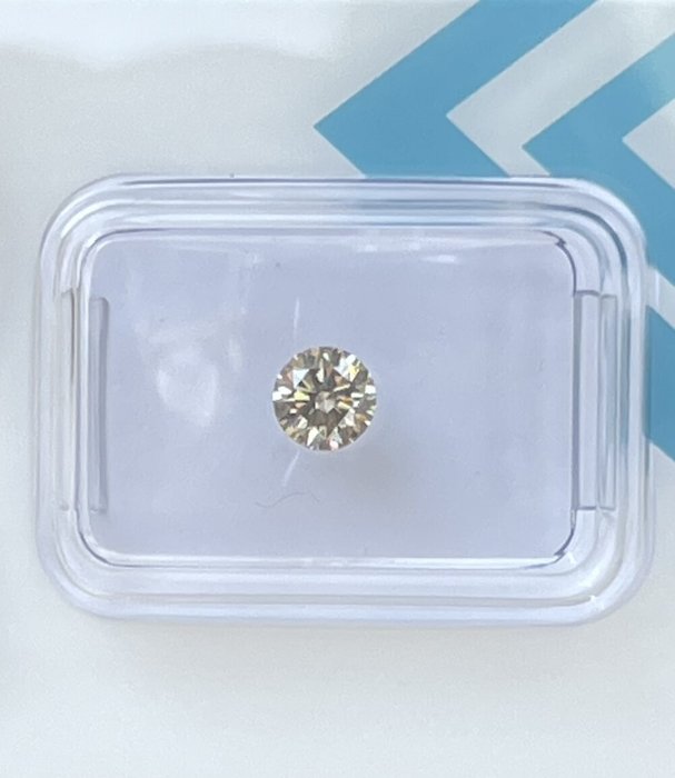 Ingen mindstepris - 1 pcs Diamant  (Natur)  - 049 ct - Rund - VS2 - International Gemological Institute (IGI) - FGBY