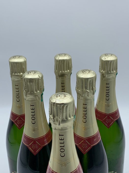 Collet - Champagne Brut Art Deco Premier Cru - 6 Flasker (0,75 L)