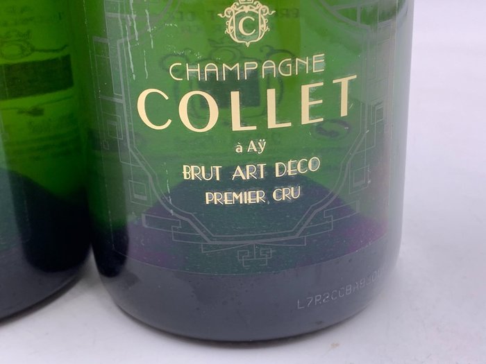 Collet - Champagne Brut Art Deco Premier Cru - 6 Flasker (0,75 L)