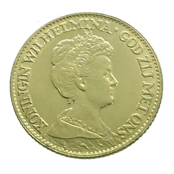 Holland Wilhelmina (1890-1948) 10 Gulden 1917