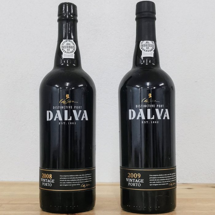 2008  2009 C. da Silva, Dalva - Vintage Port -  Porto  - 2 Flasker (0,75 L)