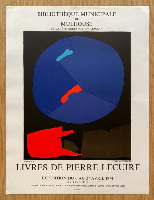 André Lanskoy - Livres de Pierre Lecuire [Lithographie Mourlot]