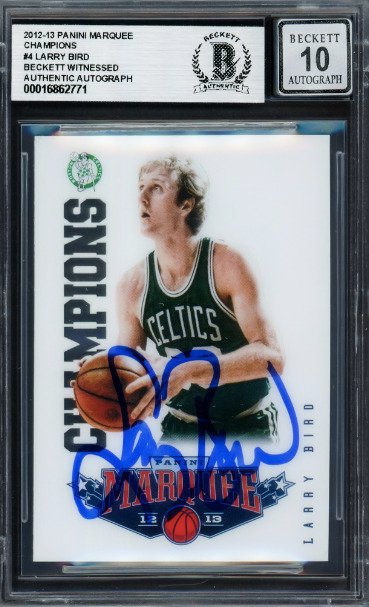 2012 Panini Marquee Larry Bird #4 - Autograph BGS Autentisk Auto - 1 Graded card