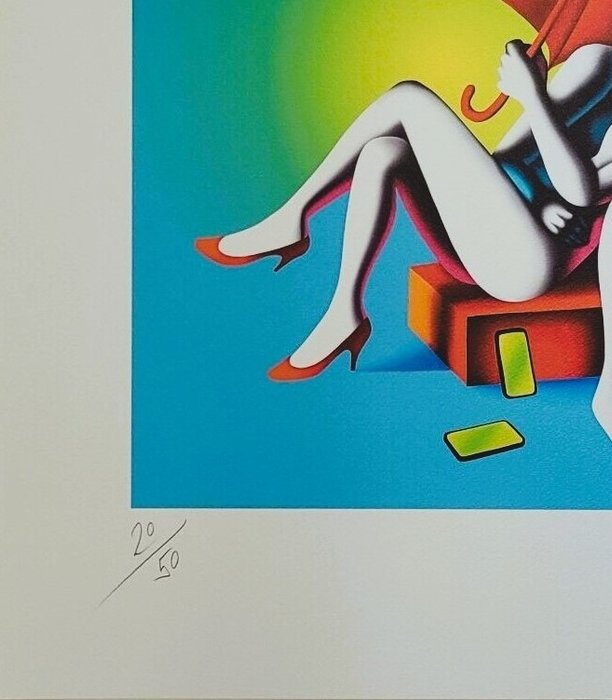 Mark Kostabi (1960) - Liberi Dal Mondo Virtuale