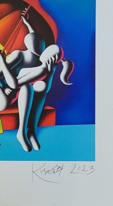 Mark Kostabi (1960) - Liberi Dal Mondo Virtuale