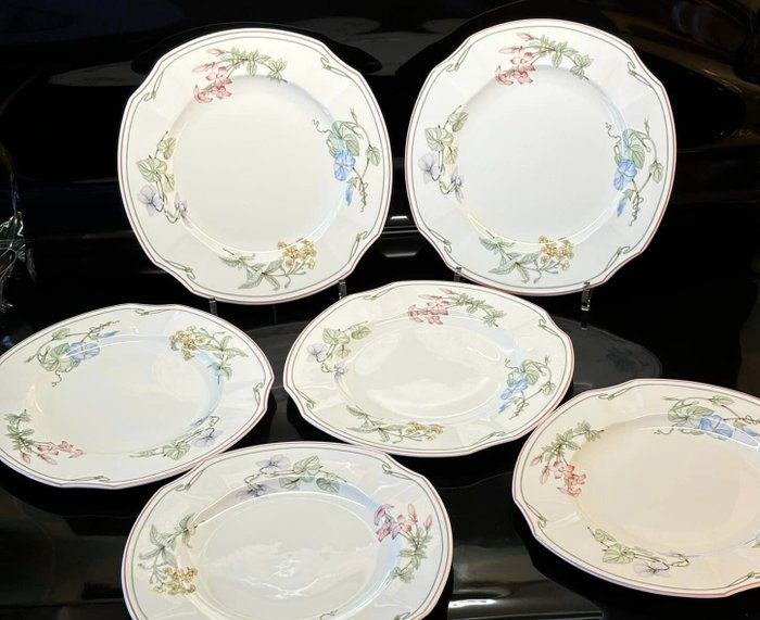 Villeroy  Boch - Middagstallerken (6) - Clarissa - Bone China - Knogleporcelæn - Clarissa - Bone China