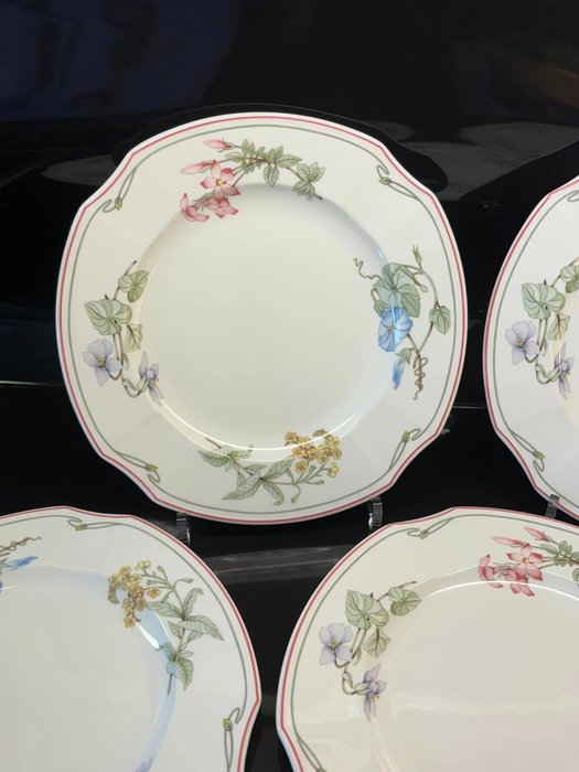 Villeroy  Boch - Middagstallerken (6) - Clarissa - Bone China - Knogleporcelæn - Clarissa - Bone China