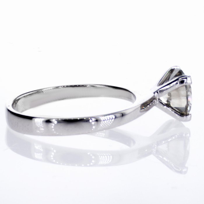 Ingen mindstepris - Forlovelsesring - 14 karat Hvidguld -  1.55ct. tw. Diamant (Natur)