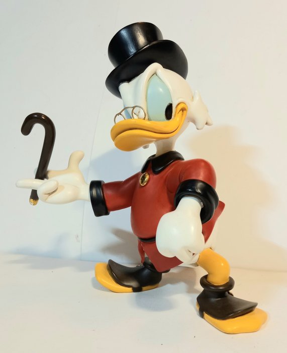 Donald Duck - 1 Joakim McDuck svinger med sin vandrestav 23 cm - Disney - 2000