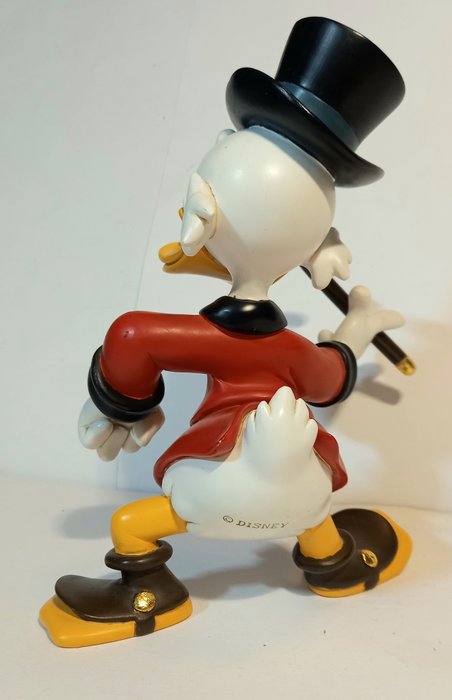 Donald Duck - 1 Joakim McDuck svinger med sin vandrestav 23 cm - Disney - 2000