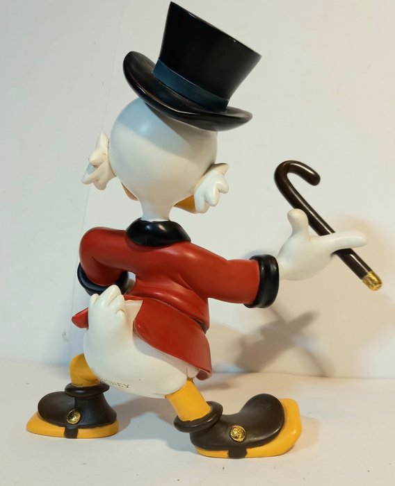 Donald Duck - 1 Joakim McDuck svinger med sin vandrestav 23 cm - Disney - 2000