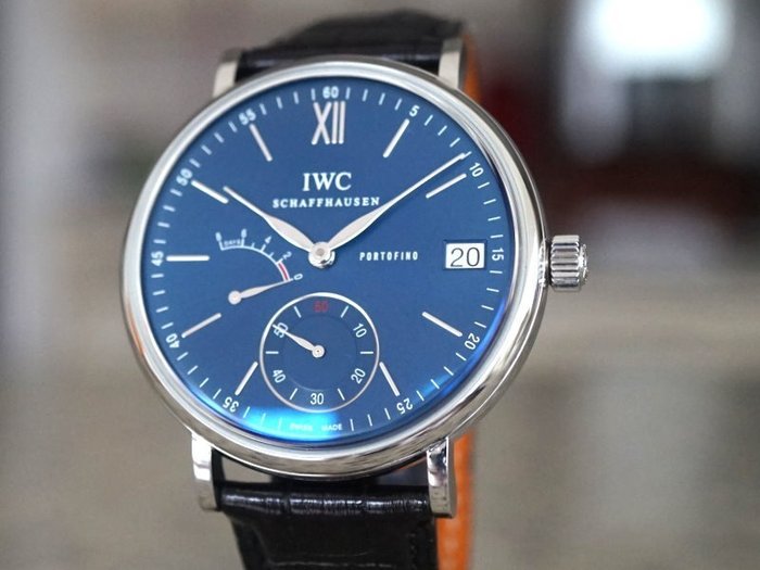 IWC - Portofino Hand-Wound Blue - IW510106 - Mænd - 2011-nu