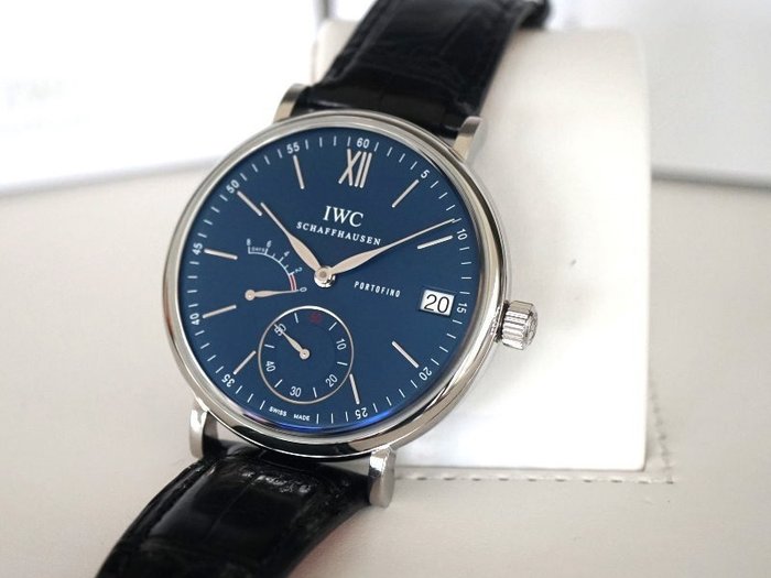 IWC - Portofino Hand-Wound Blue - IW510106 - Mænd - 2011-nu