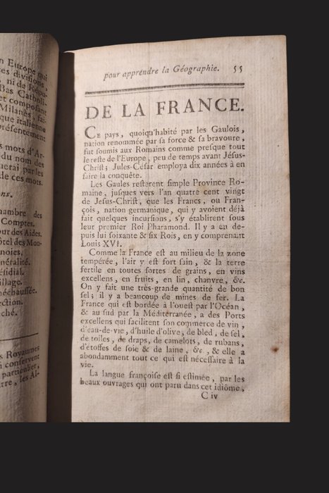 A. Le François, P. Navarre, Gilles Robert de Vaugondy - Méthode Abrégée Et Facile Pour Apprendre La Géographie - 1805