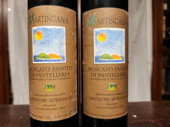 1999 Salvatore Murana "Martingana" Moscato Passito di Pantelleria - Sicilien DOC - 2 Jennies (0,5 L)