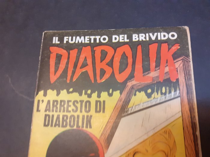 Diabolik n. 3 - Prima serie Sodip ristampa opaca  :  L' Arresto di Diabolik - 1 Comic - Genoptryk - 1964